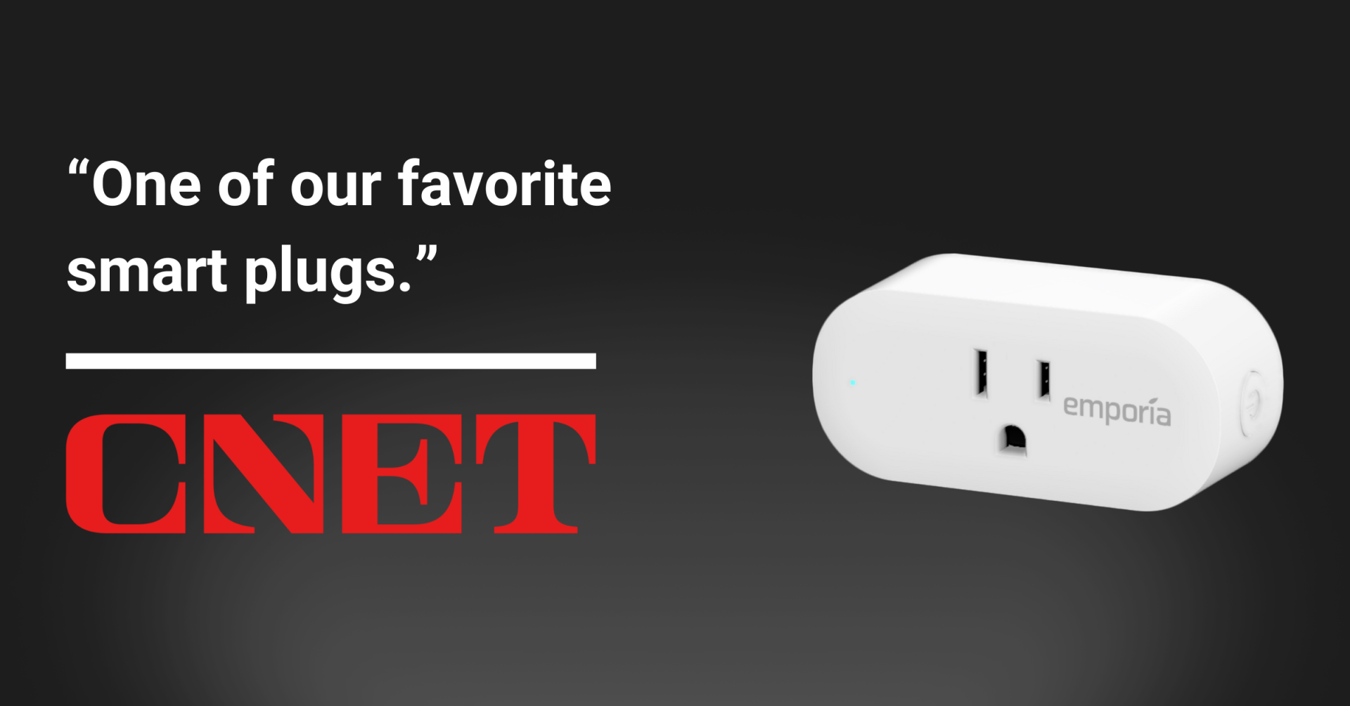 The Emporia Smart Plug: A "Favorite" of CNET!