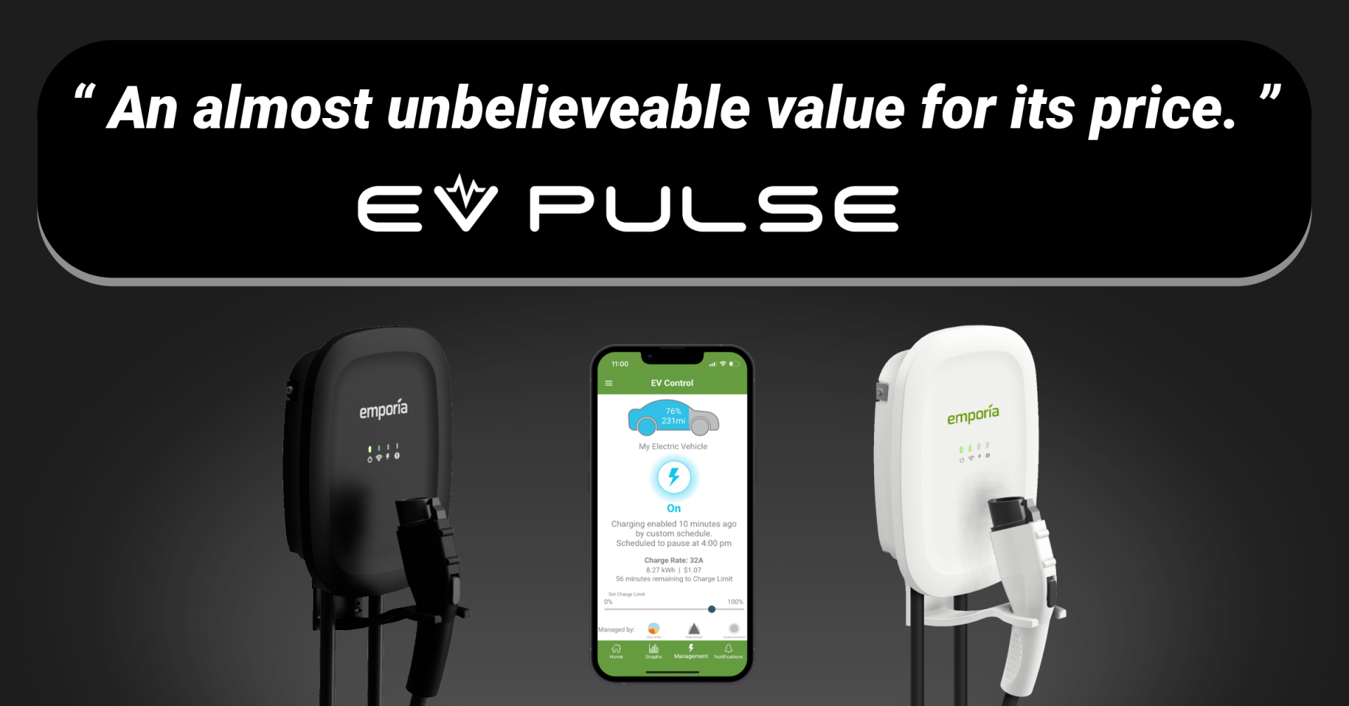 EV Pulse Gives Emporia's EV Charger Top Marks!