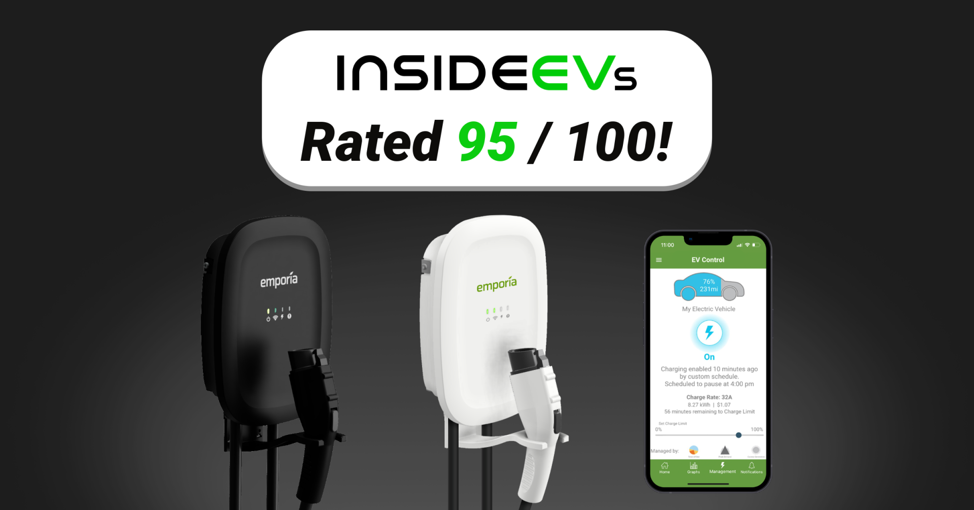 InsideEV's Highest Rating Ever Goes to the Emporia EV Charger!