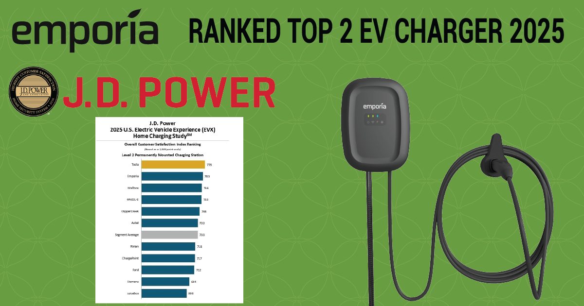 J.D. Power Ranks Emporia as Top  EV Charger